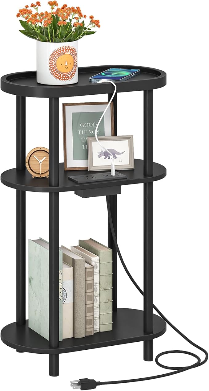 HOOBRO Small Narrow Side Table by HOOBRO