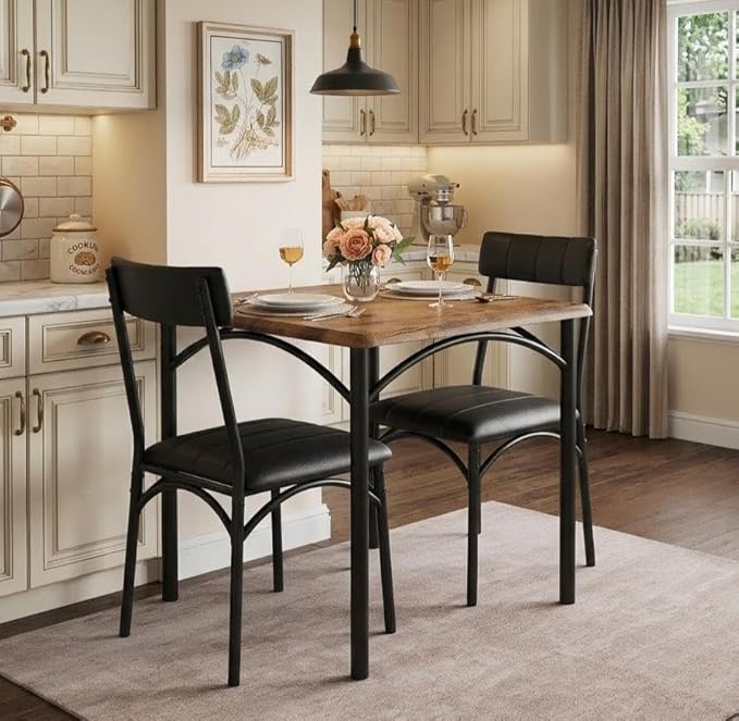 GAOMON 3-Piece Dining Table Set by GAOMON