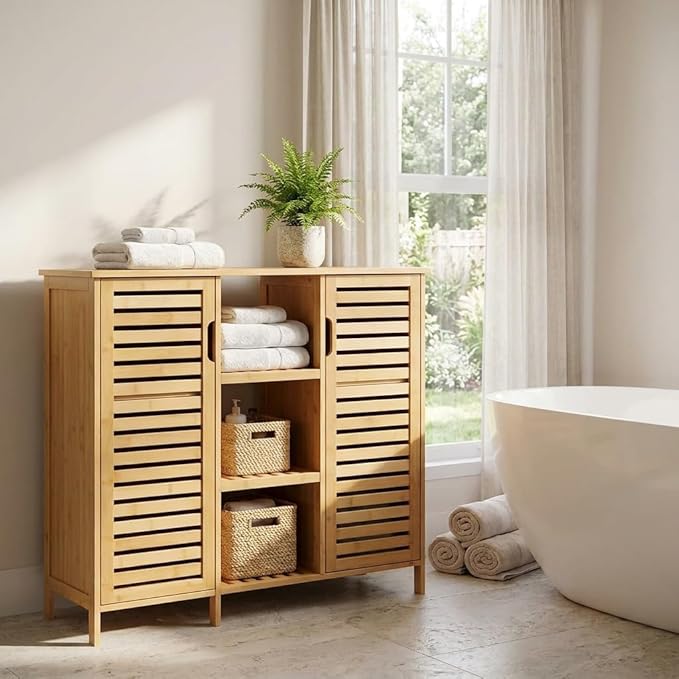 RoyalHouse Bamboo Floor Cabinet - Image 6