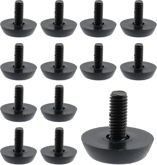 Antrader 12 Pack M6×15mm Furniture Lvelers, Table Leg Levelers, Levelling Foot by Antrader