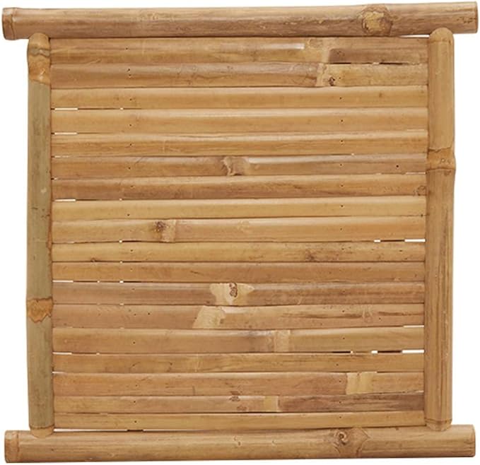 Natural Bamboo Fiber Square Coffee Table Eco-Friendly Modern Design - Image 7