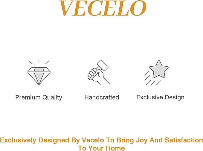 VECELO Modern Side Table, Round Small End Table, Exclusively Designed - Image 9