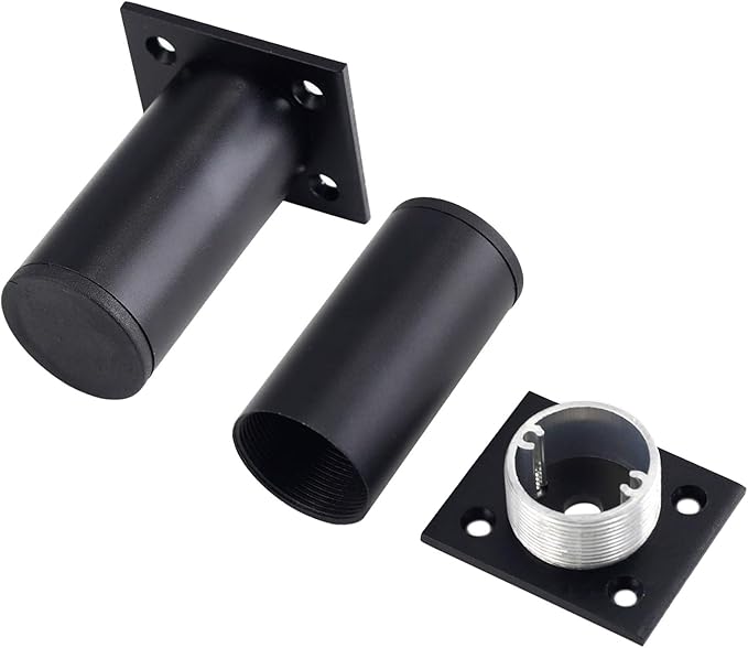 Set of 4 Furniture Legs 3 Inch, Adjustable Aluminum Alloy Cabinet Legs - Image 2