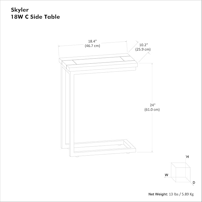 SIMPLIHOME Skyler C-Side Table - Image 2
