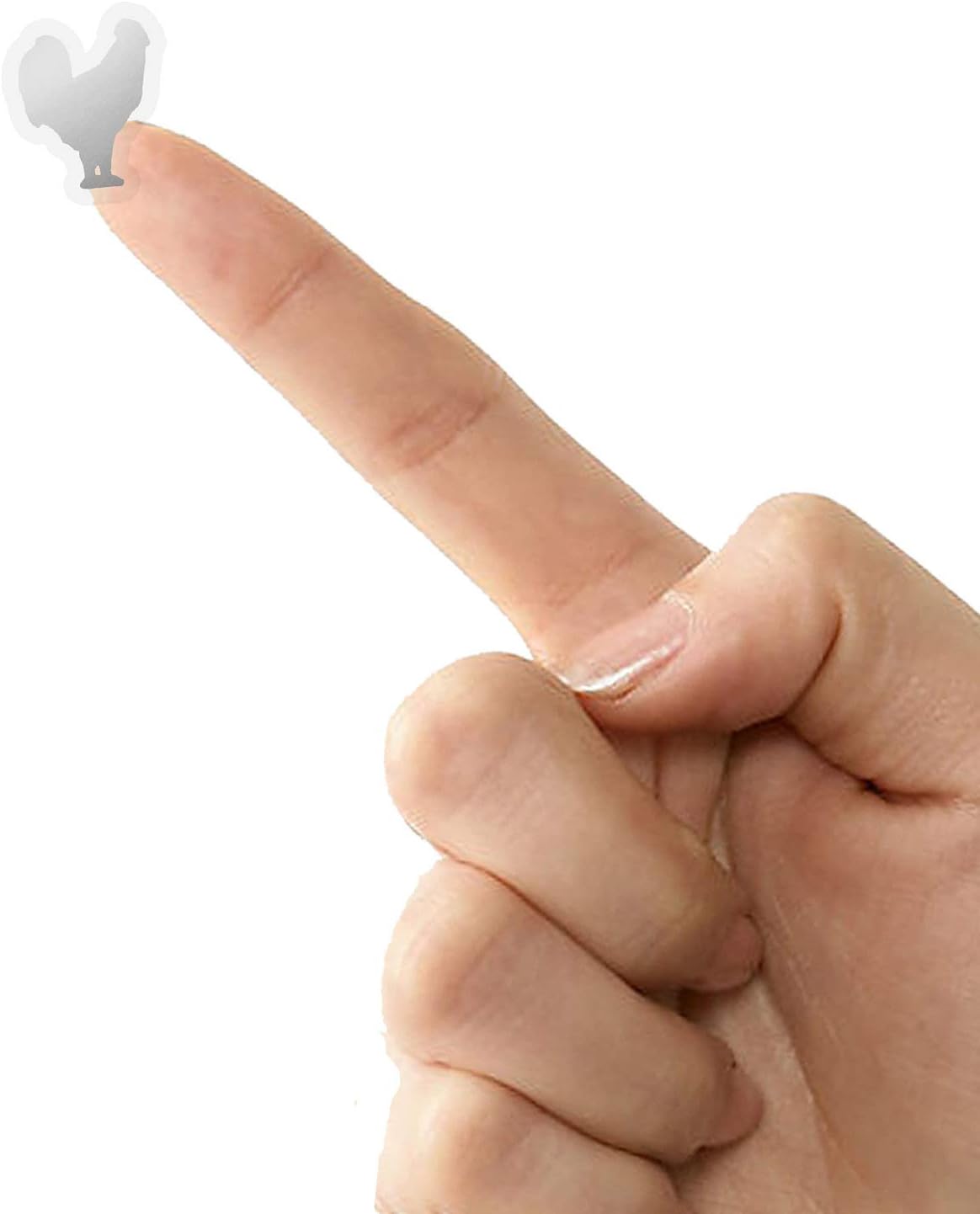 Silver Chicken Meal Stickers (50) - Waterproof Wedding Place Card Indicators