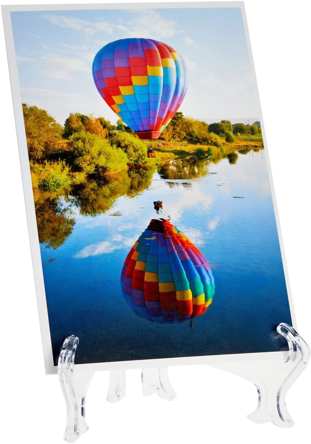 Juvale Mini Clear Acrylic Easel Stands - 24-Pack, 5.3-Inch, Clear Plastic - Mini Easel Sign Stand & Greeting & Place Card Display - Tabletop Photo Holders & Plate Holders