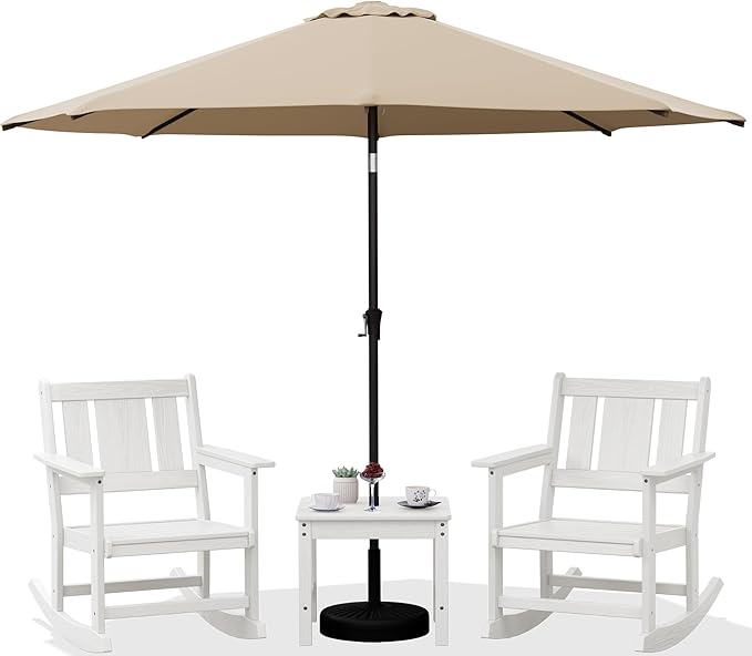 SERWALL Outdoor Rocking Chairs Set of 2 by SERWALL