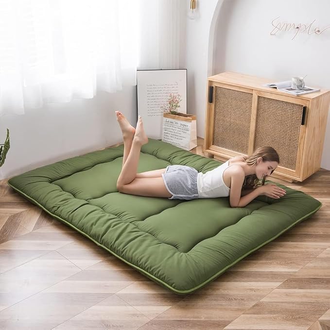 MAXYOYO Japanese Floor Mattress Futon Mattress Thicken Tatami Mat Sleeping Pad - Image 3