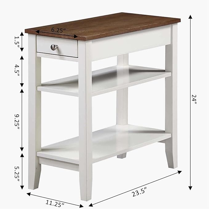 Convenience Concepts American Heritage Chairside End Table - Image 3