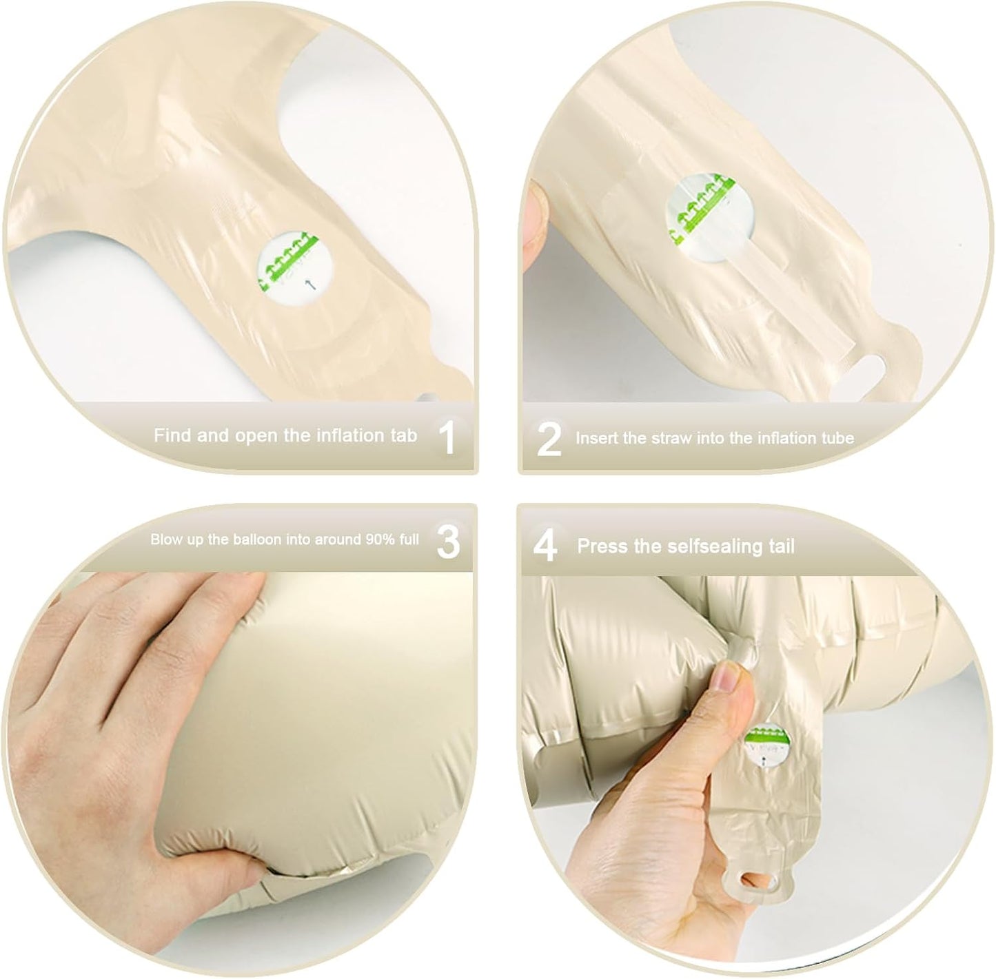 40 Inch Big Cream White Number 12 21 Balloon Birthday Decoration, Number 12 21 Helium Balloon 12 21 Celebration, Boy Girl Baby Anniversary Party Graduations Supplies Decorations