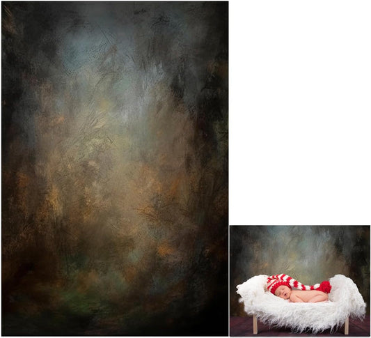 3x5ft Old Master Mottled Portrait Photography Backdrops Abstract Rust Spots Backdrop Background for Photoshoot