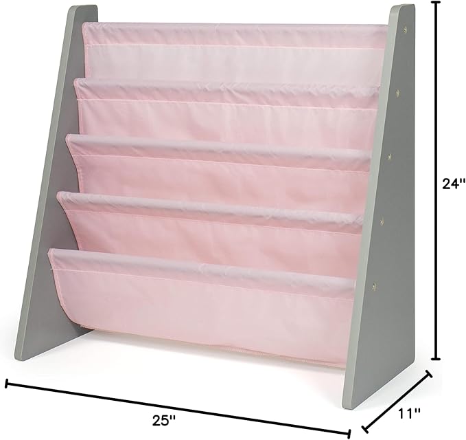 Humble Crew Kids Bookshelf, 4-Tier Front-Facing Book Display Organizer - Image 8