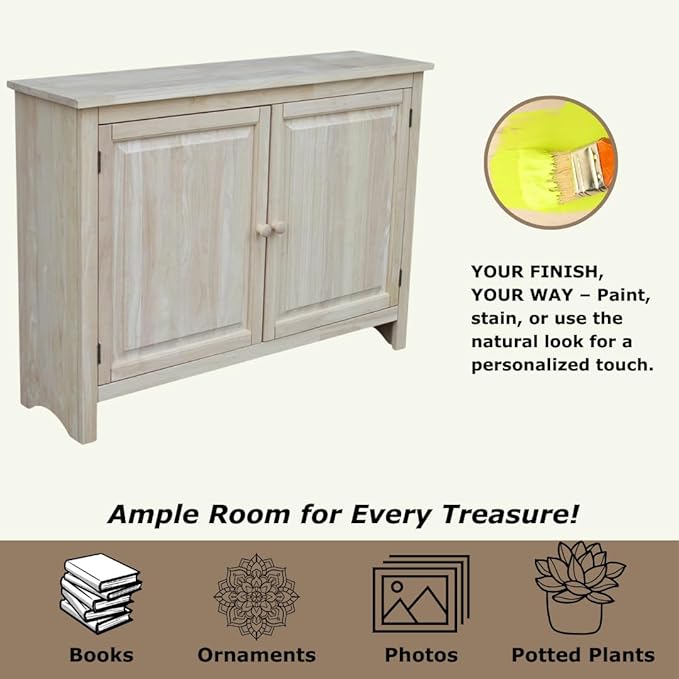 Solid Wood Hall Cupboard - Image 5