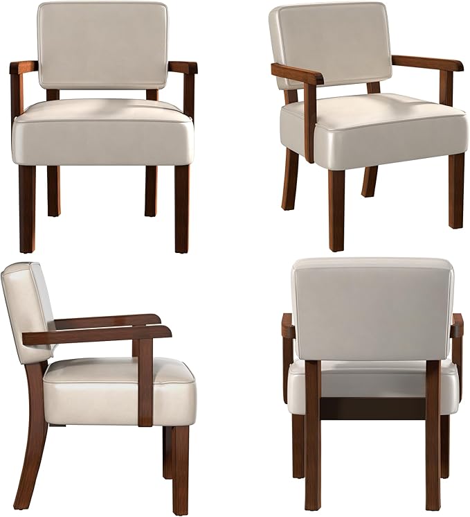 FAGAGA Accent Chair, PU Leather Chair - Image 6