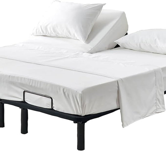 Kingnex 32-34 Split Top King Sheets Sets by Kingnex