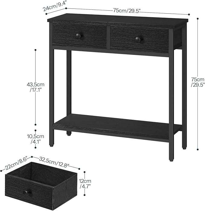 HOOBRO 29.5" Narrow Console Table - Image 3