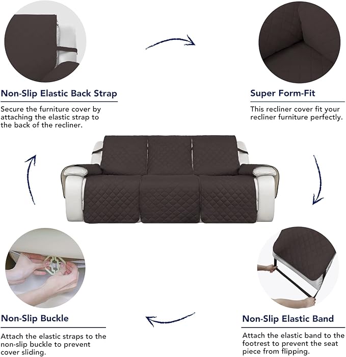 PureFit Water Resistant Reversible Sofa Covers - Image 4