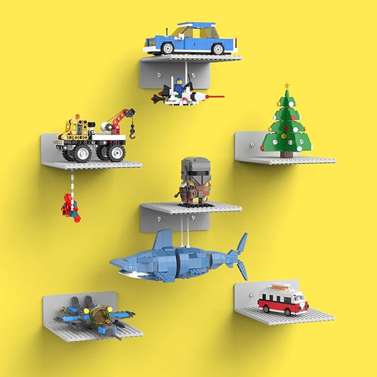 BlissBox 6-Pack Floating Display Shelves by BlissBox