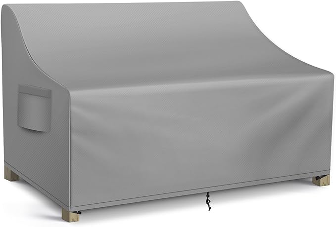 WLEAFJ Patio Sofa Cover Waterproof, 3-Seater Outdoor Sofa, Heavy Duty Deep by WLEAFJ