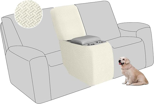 ALIECOM Recliner Sectional Couch Covers L Shape Stretch Corner Reclining by ALIECOM