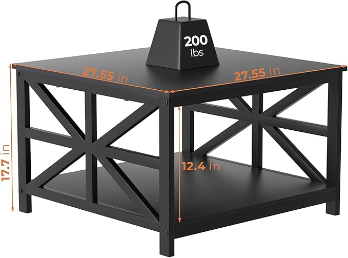 GreenForest Modern Living Room Coffee Table - Image 2