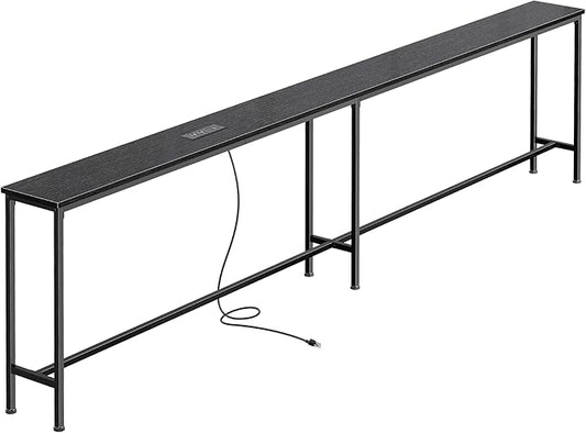 SUPERJARE 102.4 Inch Sofa Table by SUPERJARE