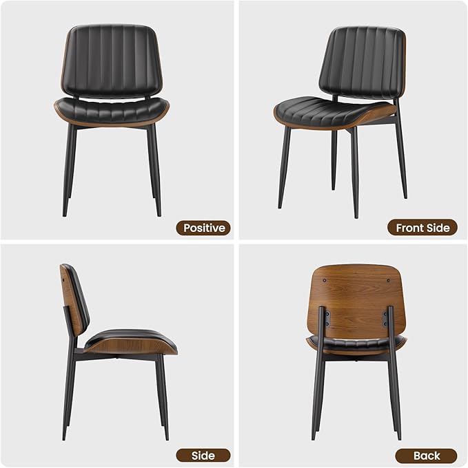 YaFiti Dining Chairs Set of 8, Mid Century Modern Dining Room Kitchen Chairs - Image 8