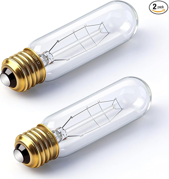 T10 Tubular Light Bulbs 25 Watt Incandescent Light Bulb, T10 Bulb, 120V 25W by Unknown