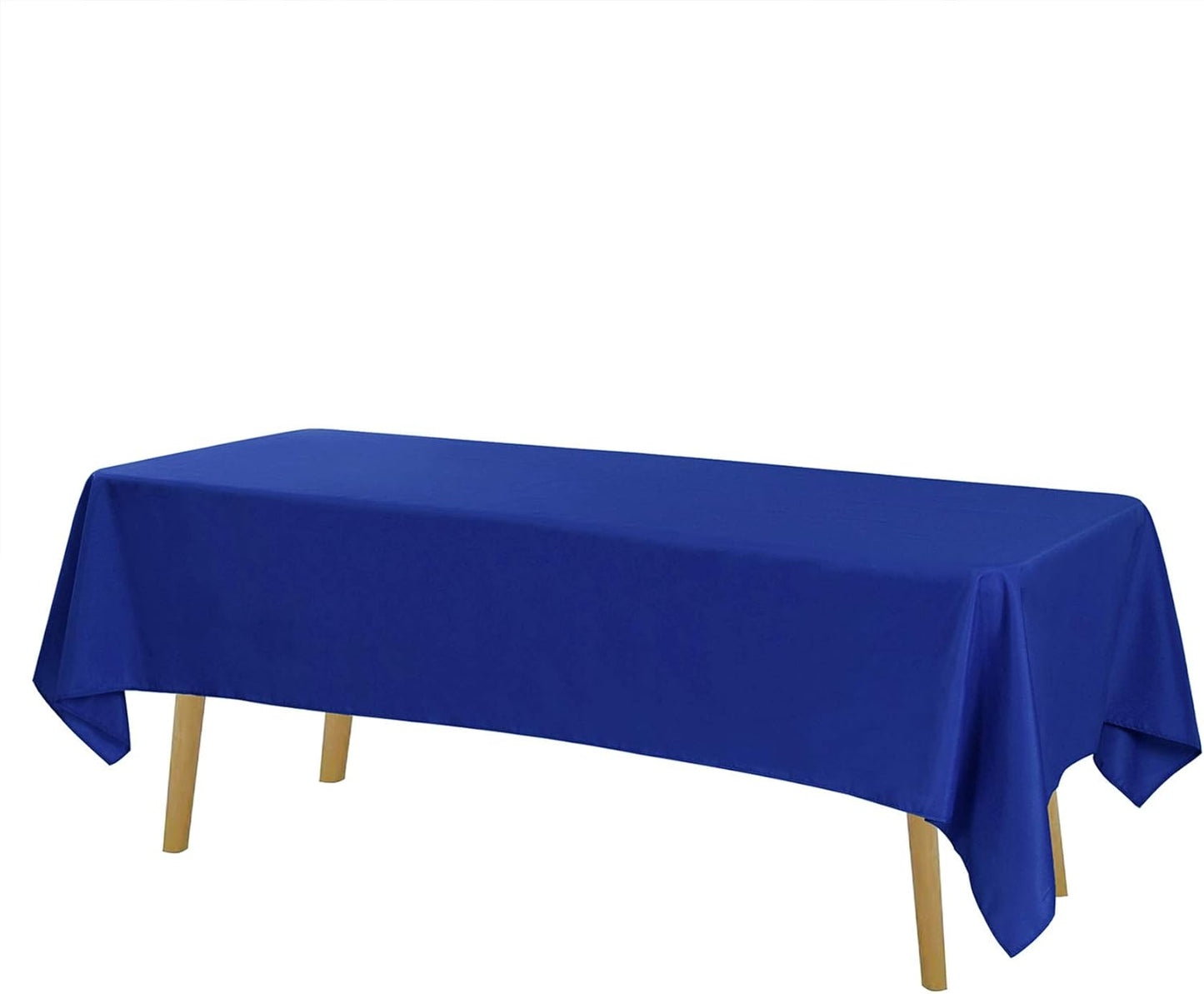 Rectangle Tablecloth 60x102 inch Washable Polyester Fabric Table Cloth for Wedding Party Dining Banquet Decoration（60x102, Royal Blue）