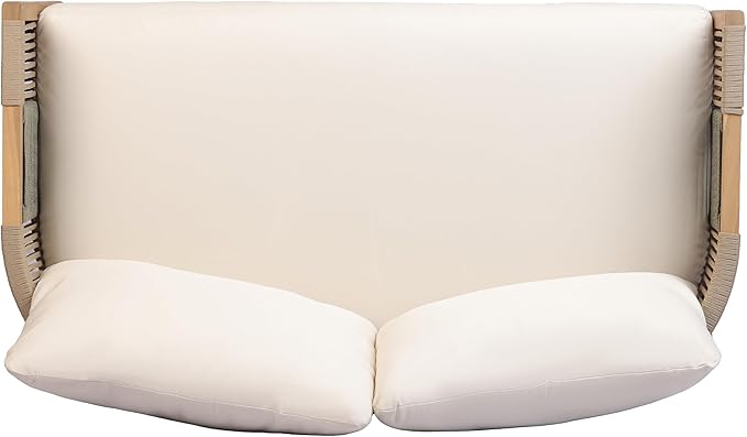 Christopher Knight Home Outdoor Acacia Wood Loveseat - Image 11
