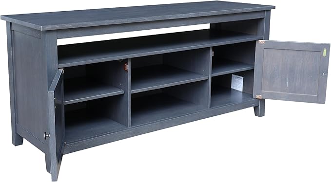 IC INTERNATIONAL CONCEPTS Solid Wood Entertainment/TV Stand - Image 6