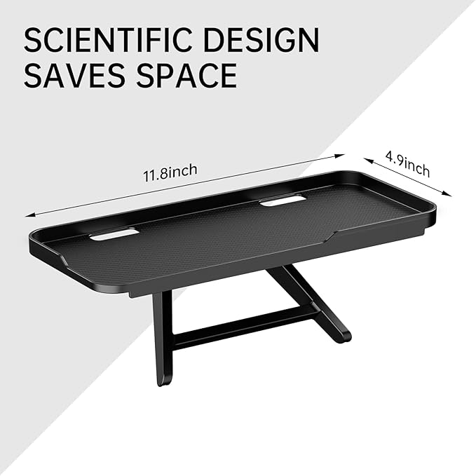 CABTE Adjustable Steel TV Top Shelf, Floating TV Stand, Universal Monitor Shelf - Image 2