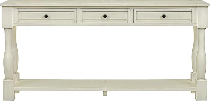 Knocbel 64 Inch Long Antique Entry Console Table - Image 3