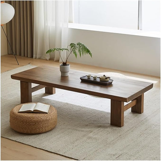 Japanese Floor Table, Vintage Tea Table Low Table, Rectangular Style Tatami by Unknown