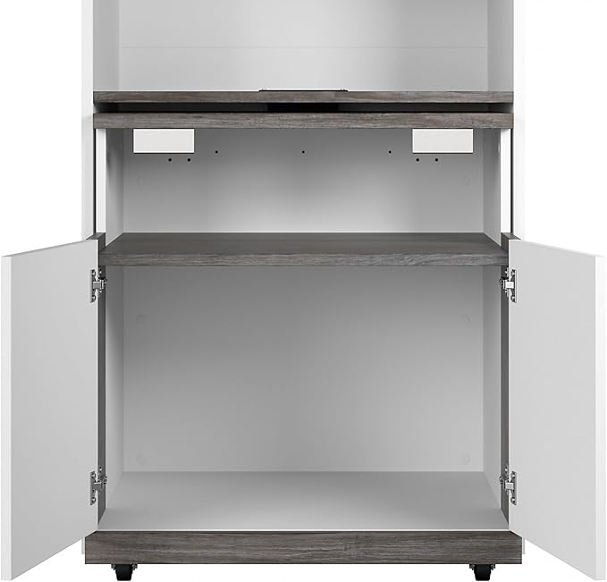 Bestar Orion 30W Tall Storage Cabinet - Image 8