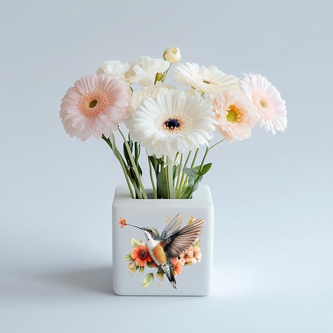 GLOBLELAND 18 Sheets Cardinal Transfer Stickers 3.9x3.6inch Hummingbird Decals - Image 6