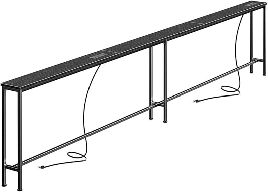 SUPERJARE 110.2 Inch Sofa Table by SUPERJARE