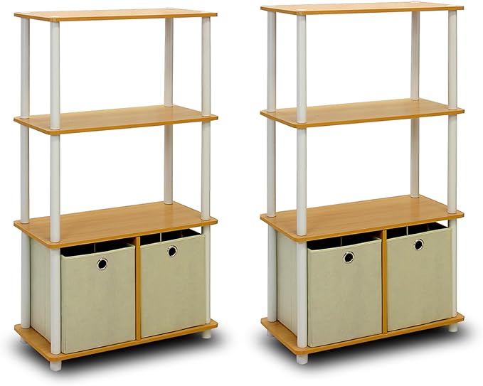 Furinno Go Green 4-Tier Multipurpose Storage Rack Shelving Unit - Image 5