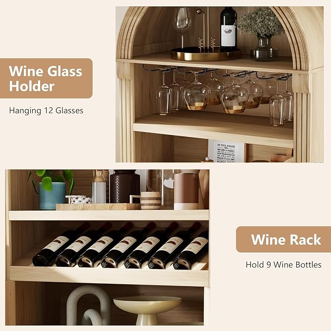 Vlsrka Arched Cabinet, Kitchen Pantry Cabinets - Image 6