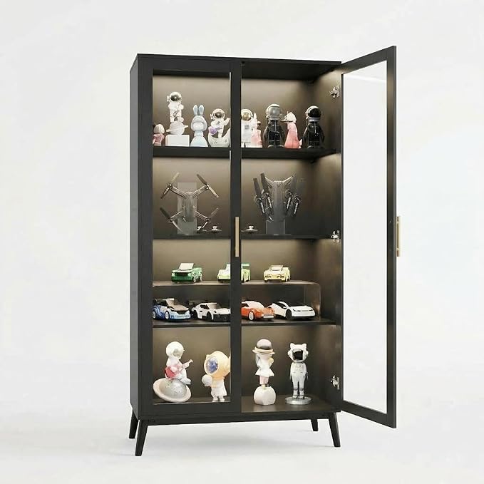 IDEALHOUSE Glass Display Cabinet - Image 9