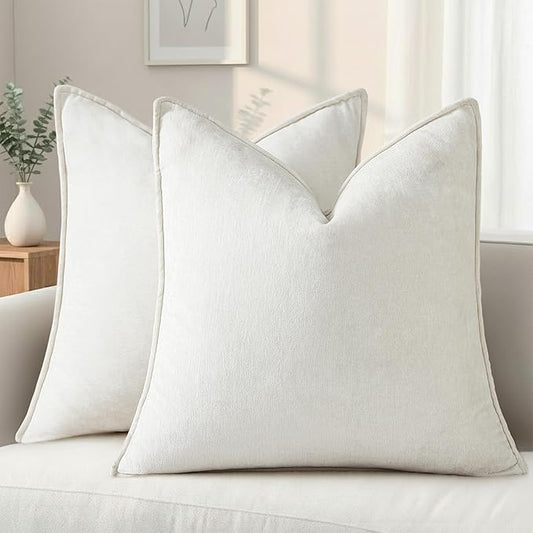 decorUhome Summer Couch Throw Pillow Covers 16x16 Set of 2, Decorative Soft by decorUhome