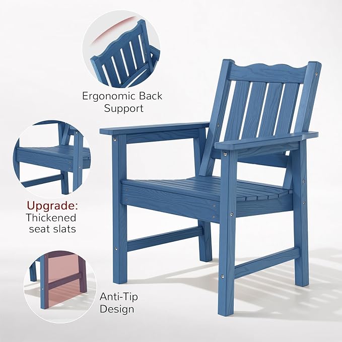 Stoog 3-Piece All-Weather Garden Chairs Set of 2 - Image 7