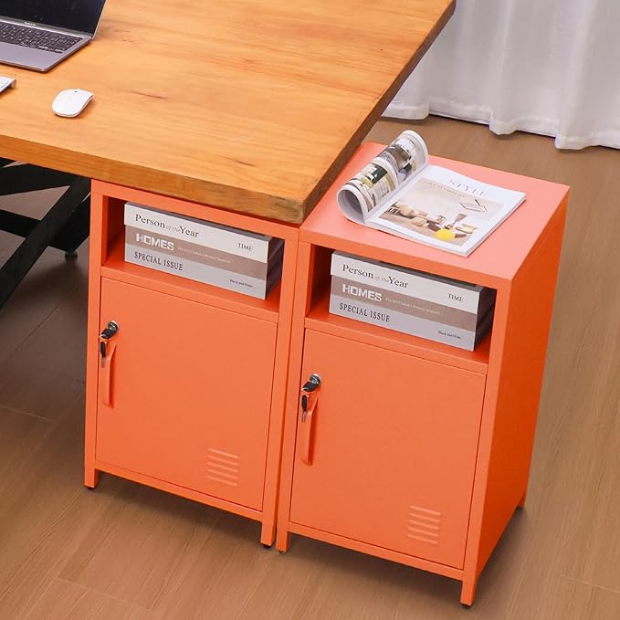 ALBAD Compact Metal Nightstand - Image 6