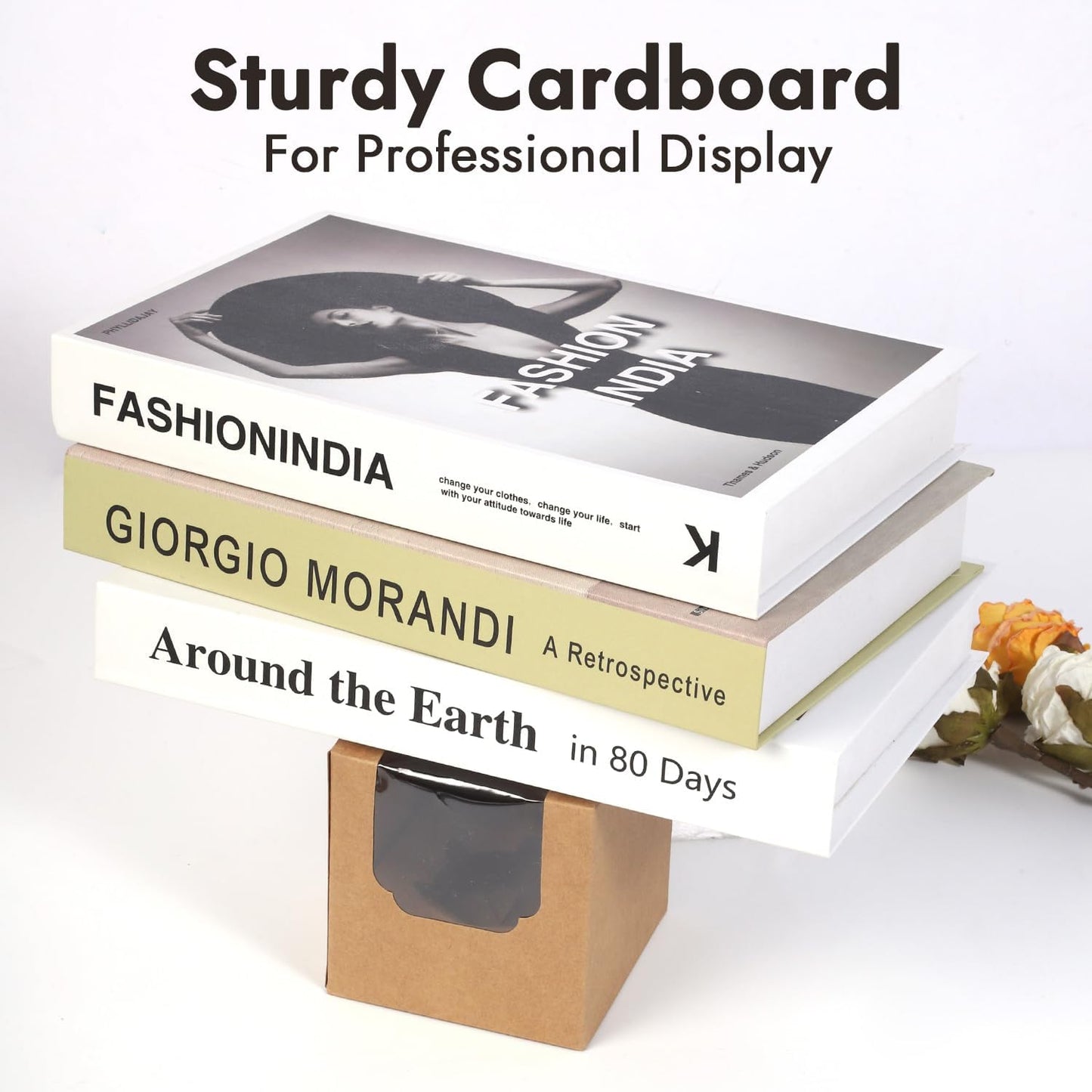 JCD 70 Packs 3.5" x 3.5" x 3.5"Pop up Cookie Boxes Kraft Brown Cupcake Individual Bulk Paper Cupcake Containers Single with Insert and Window,Cocoa Bombs Box for Bakery Gift (Brown/70Pcs)