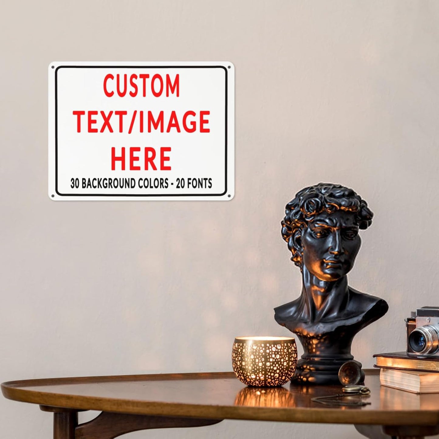 Custom Sign Personalized Custom Metal Sign, Customize For Office, Business, Workplace, Office, Home, Delivery Signs 12x17