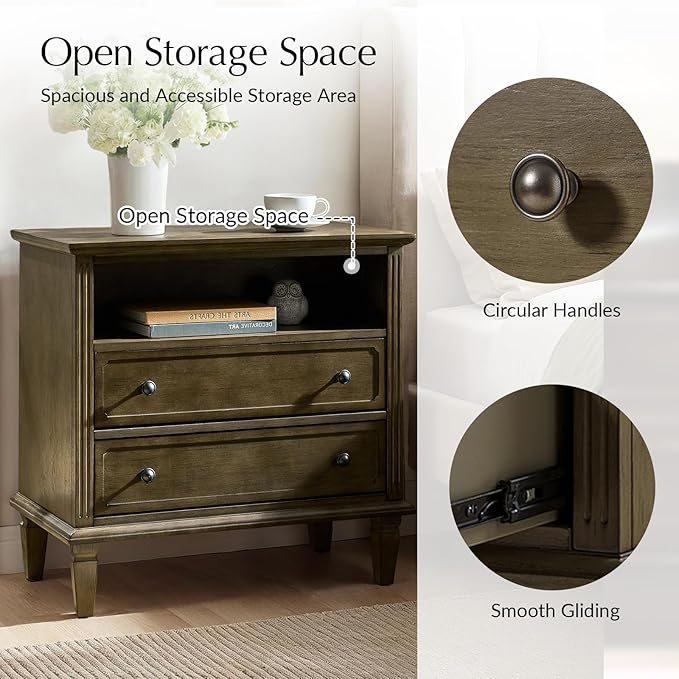 HULALA HOME Farmhouse End Table - Image 7