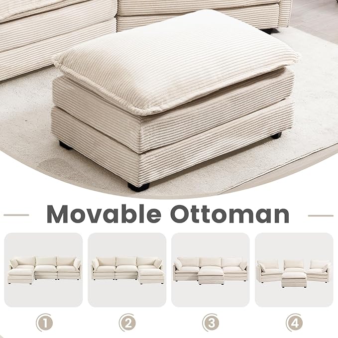 ROWHY Oversized Modular Sectional Sofa - Image 7