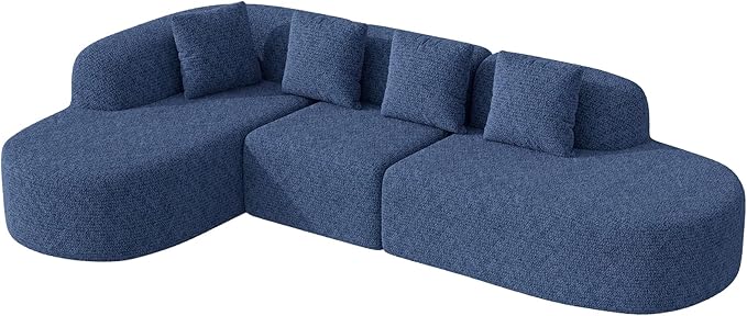 114 Inch Boneless Couches for Living Room, Modern Modular Sectional Sofa - Image 8