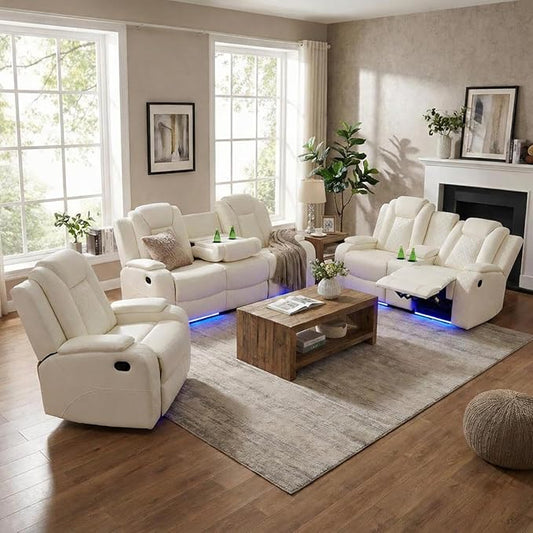 3-Piece Power Recliner Set by Unknown