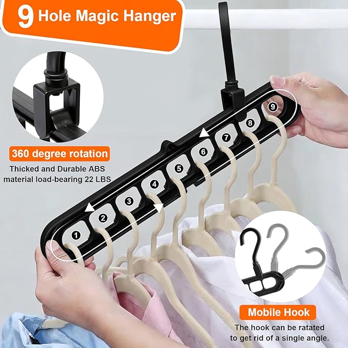 HEYHOUSE Closet Organizers and Storage, College Dorm Room Essentials - Image 7